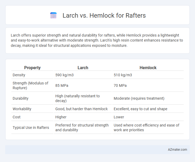 Larch vs. Hemlock for Rafters - What is The Difference?