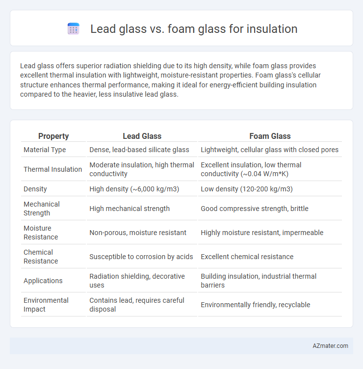 Lead glass vs. foam glass for insulation - What is The Difference?