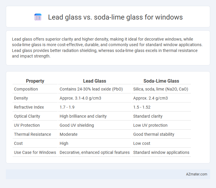 Lead glass vs. soda-lime glass for windows - What is The Difference?