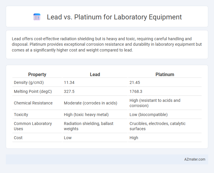 Lead vs. Platinum for Laboratory Equipment - What is The Difference?