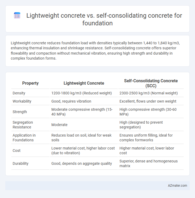 Lightweight concrete vs. self-consolidating concrete for foundation - What is The Difference?