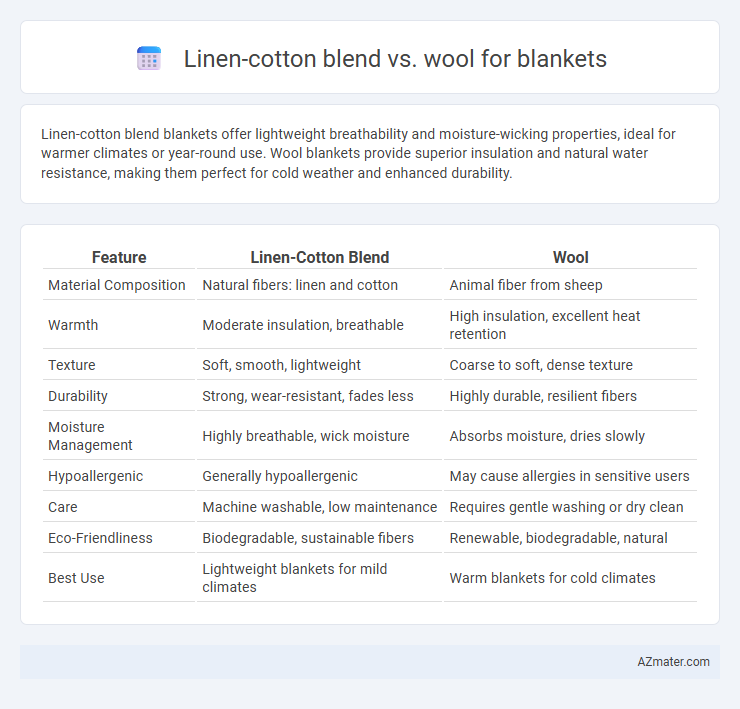 Linen-cotton blend vs. wool for blankets - What is The Difference?