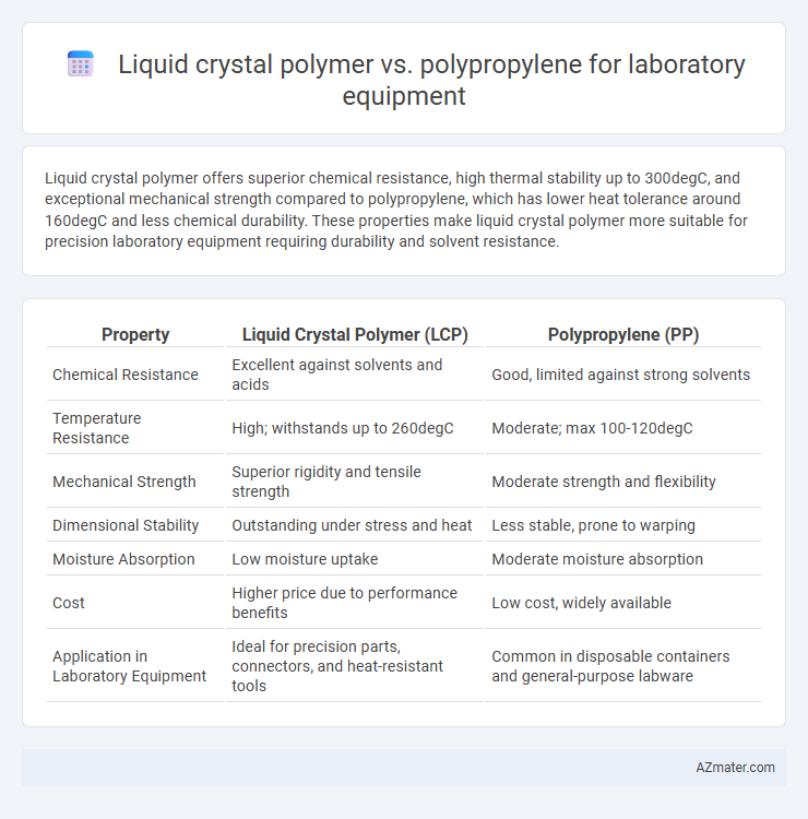 Liquid crystal polymer vs. polypropylene for laboratory equipment - What is The Difference?