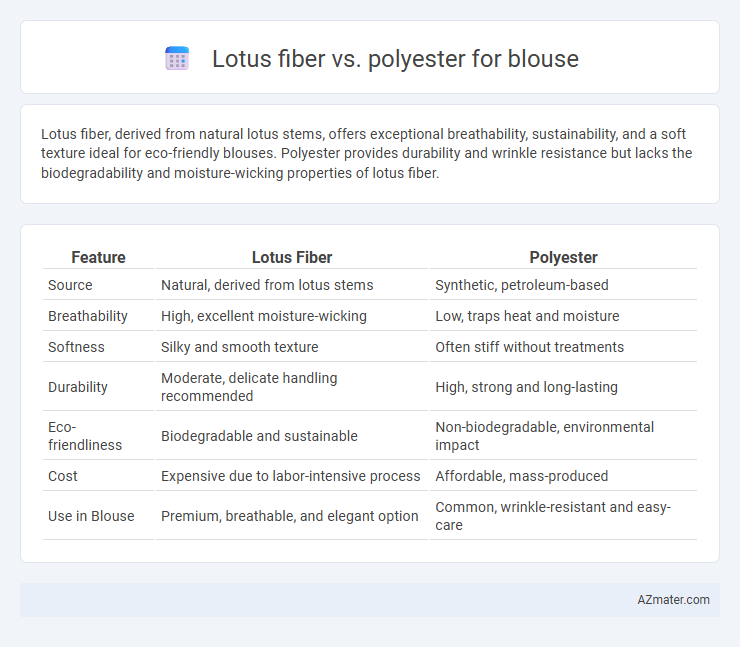 Lotus fiber vs. polyester for blouse - What is The Difference?