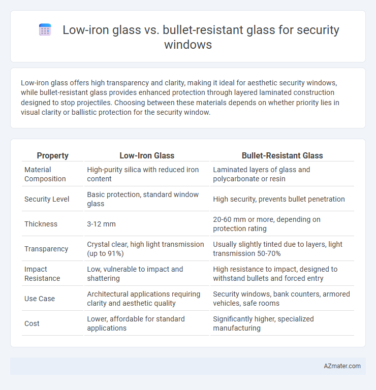 Low-iron glass vs. bullet-resistant glass for security windows - What is The Difference?