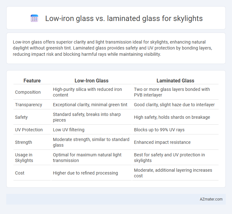 Low-iron glass vs. laminated glass for skylights - What is The Difference?