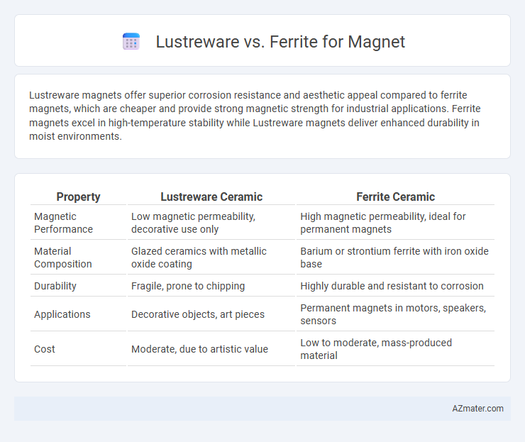 Lustreware vs. Ferrite for Magnet - What is The Difference?