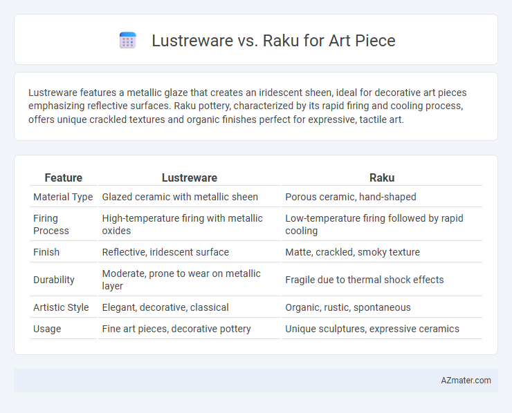 Lustreware vs. Raku for Art Piece - What is The Difference?