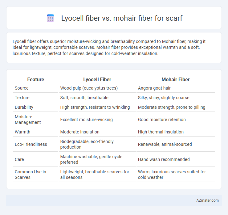 Lyocell fiber vs. mohair fiber for scarf - What is The Difference?