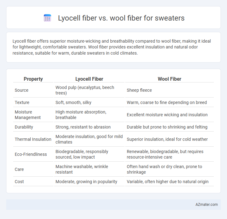 Lyocell fiber vs. wool fiber for sweaters - What is The Difference?