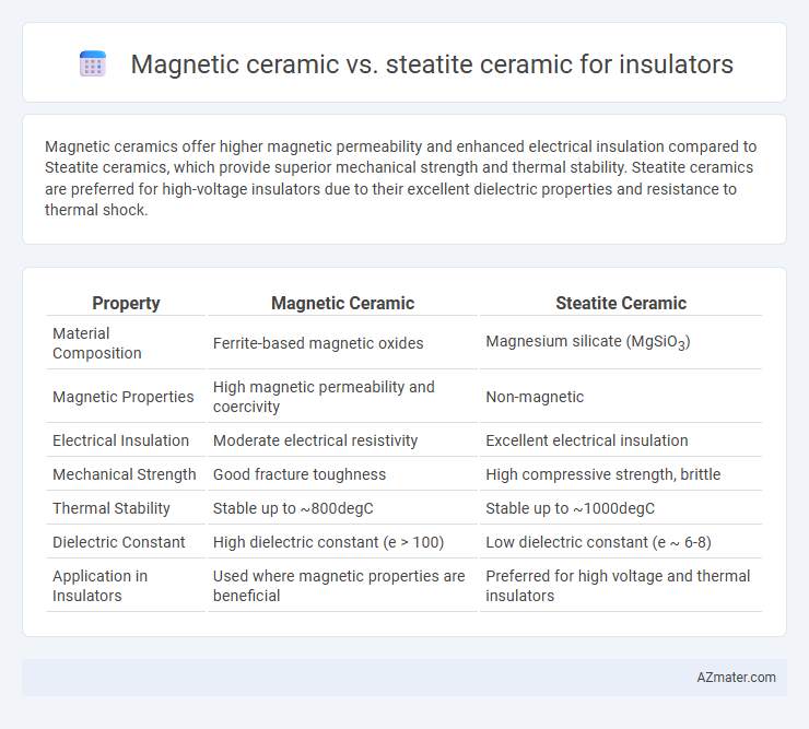 Magnetic ceramic vs. steatite ceramic for insulators - What is The Difference?