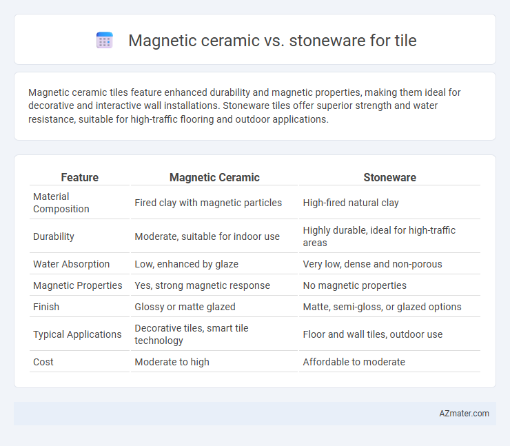 Magnetic ceramic vs. stoneware for tile - What is The Difference?