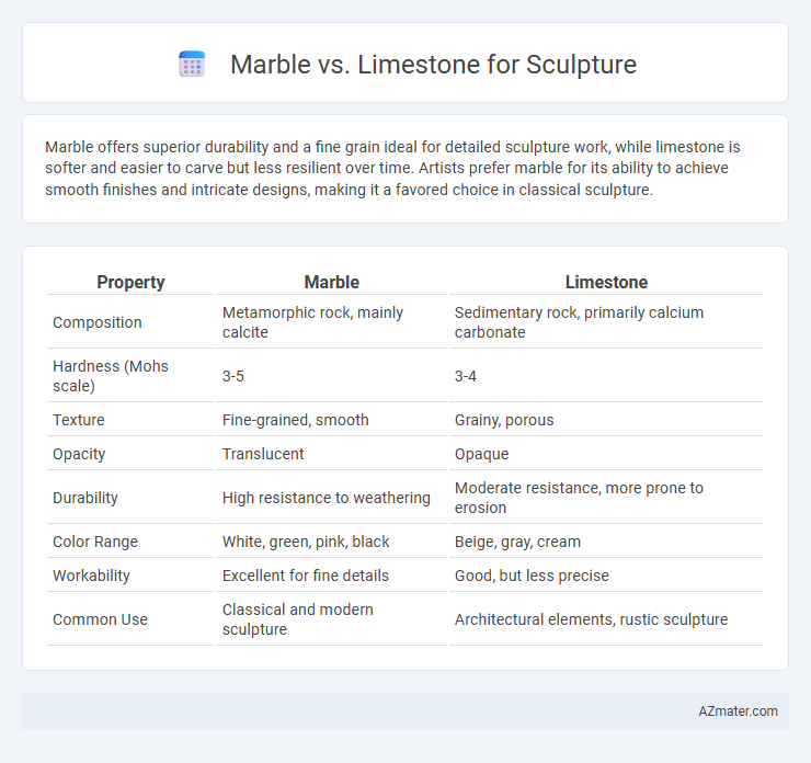 Marble vs. Limestone for Sculpture - What is The Difference?