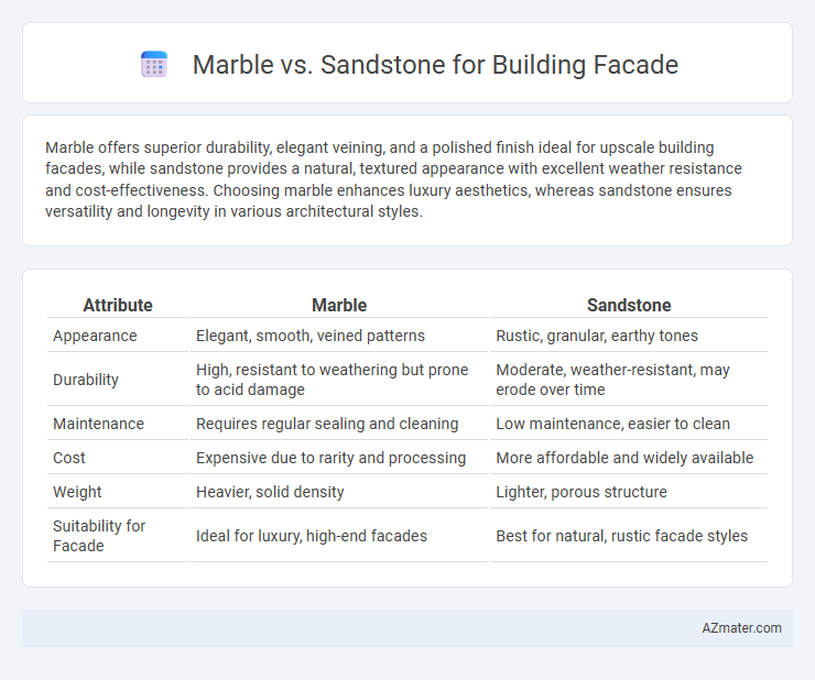 Marble vs. Sandstone for Building Facade - What is The Difference?