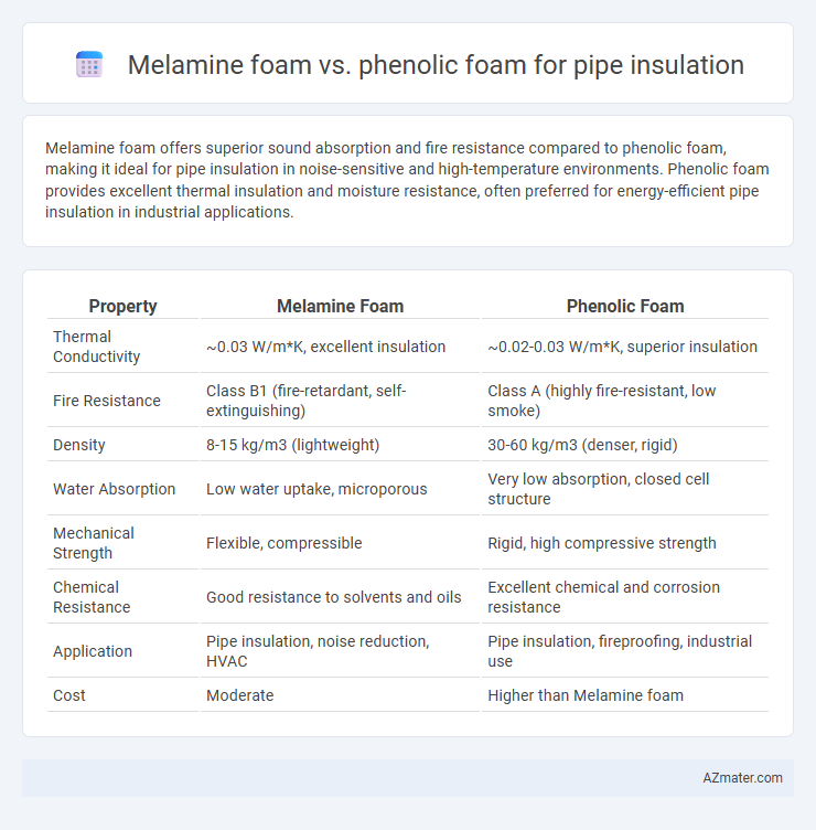 Melamine foam vs. phenolic foam for pipe insulation - What is The Difference?