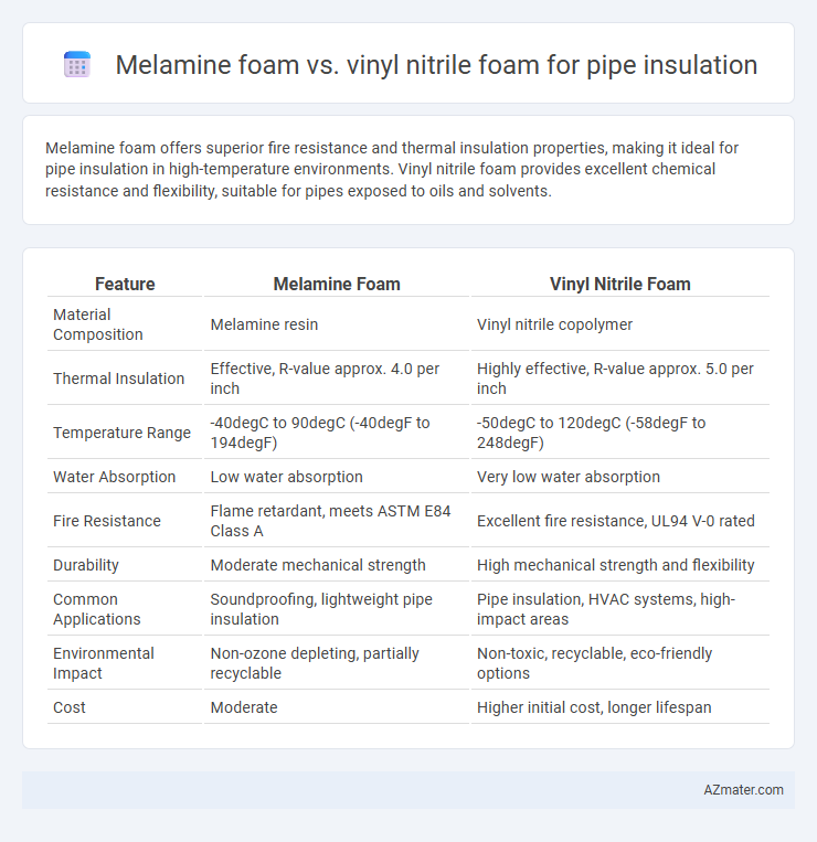 Melamine foam vs. vinyl nitrile foam for pipe insulation - What is The Difference?