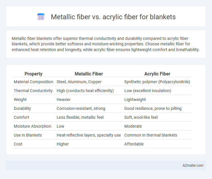 Metallic fiber vs. acrylic fiber for blankets - What is The Difference?