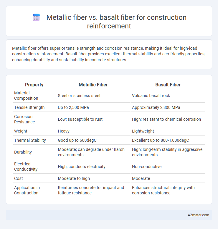 Metallic fiber vs. basalt fiber for construction reinforcement - What is The Difference?