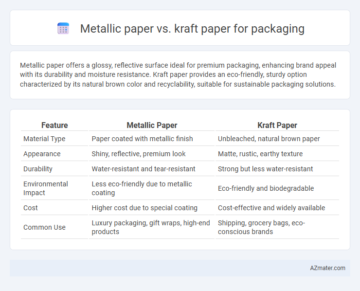 Metallic paper vs. kraft paper for packaging - What is The Difference?