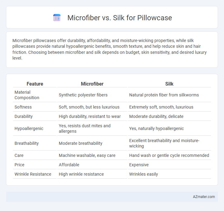 Microfiber vs. Silk for Pillowcase - What is The Difference?