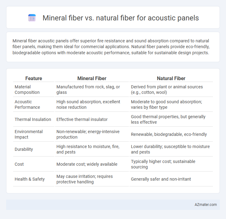 Mineral fiber vs. natural fiber for acoustic panels - What is The Difference?