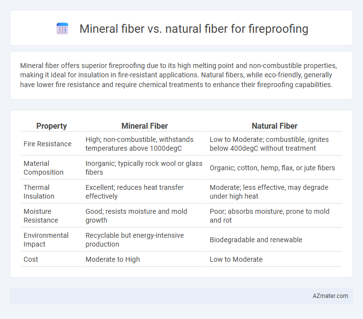 Mineral fiber vs. natural fiber for fireproofing - What is The Difference?