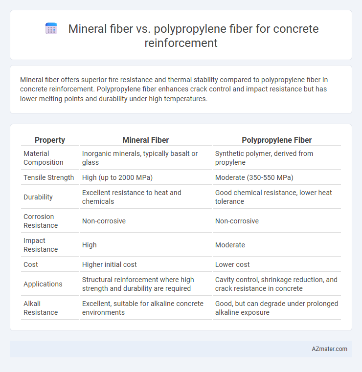 Mineral fiber vs. polypropylene fiber for concrete reinforcement - What is The Difference?