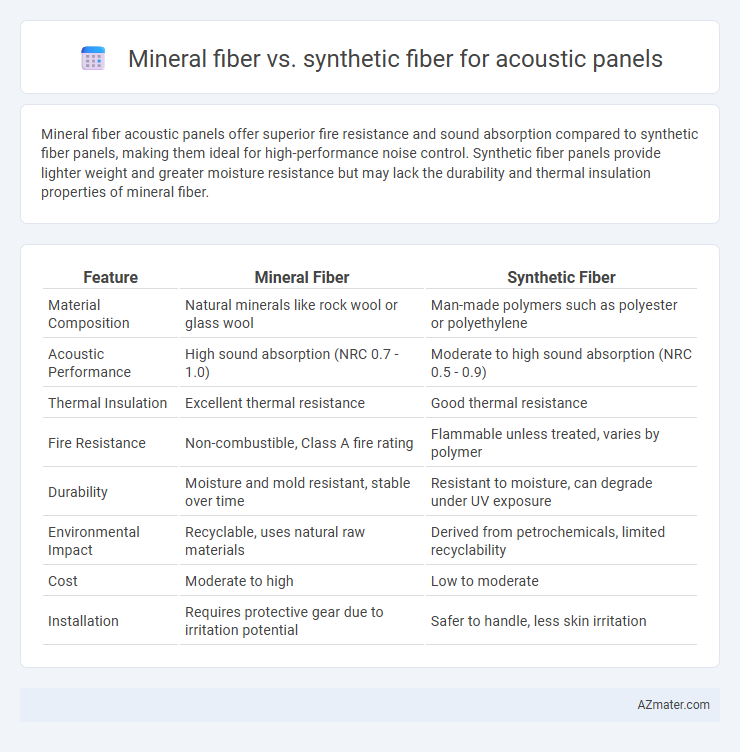 Mineral fiber vs. synthetic fiber for acoustic panels - What is The Difference?