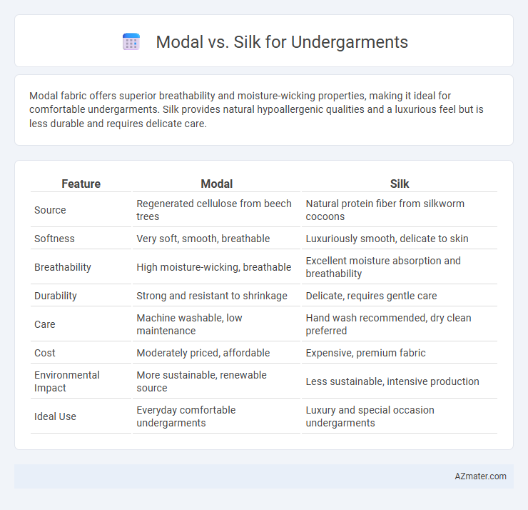 Modal vs. Silk for Undergarments - What is The Difference?
