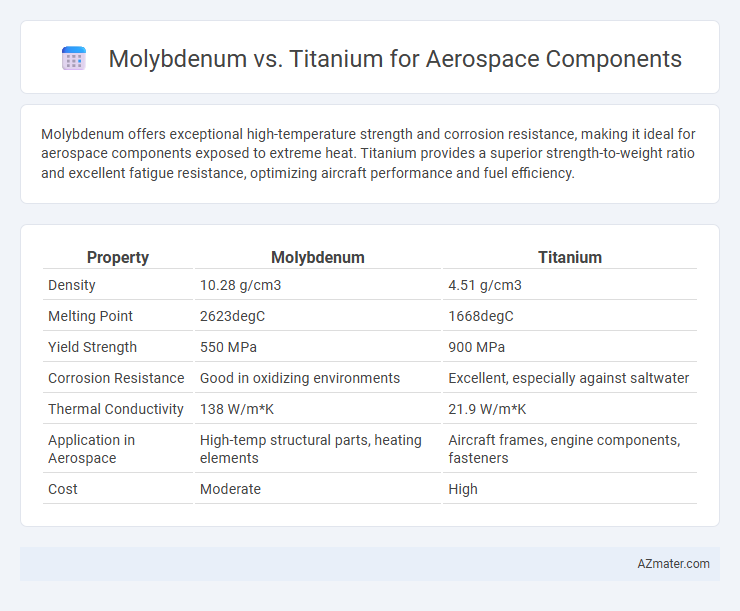 Molybdenum vs. Titanium for Aerospace Components - What is The Difference?