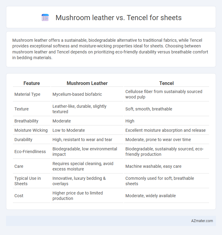 Mushroom leather vs. Tencel for sheets - What is The Difference?
