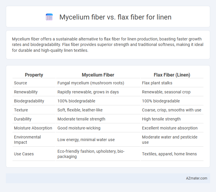 Mycelium fiber vs. flax fiber for linen - What is The Difference?