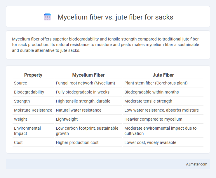 Mycelium fiber vs. jute fiber for sacks - What is The Difference?