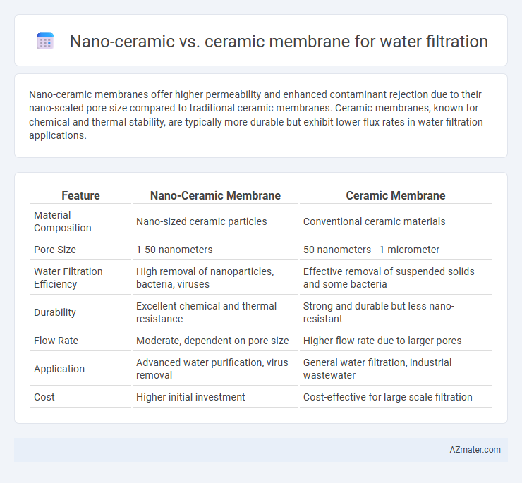 Nano-ceramic vs. ceramic membrane for water filtration - What is The Difference?