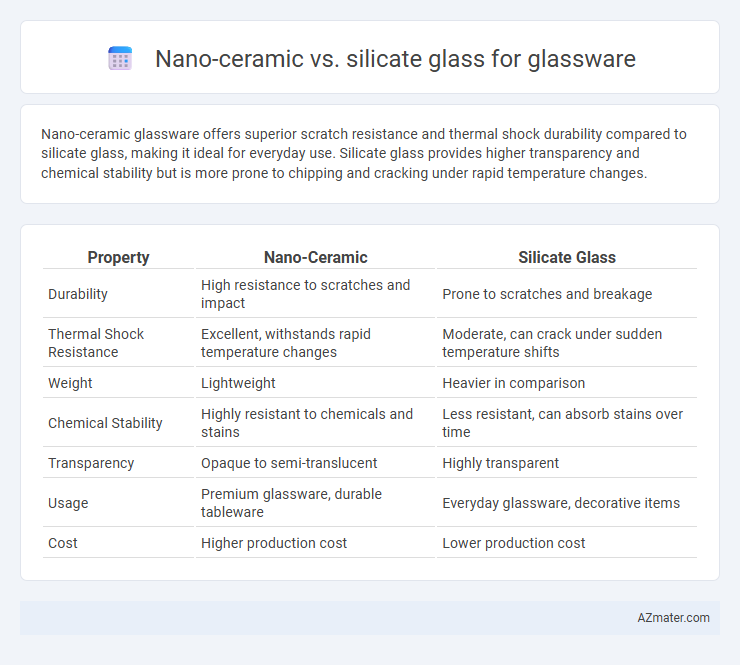 Nano-ceramic vs. silicate glass for glassware - What is The Difference?