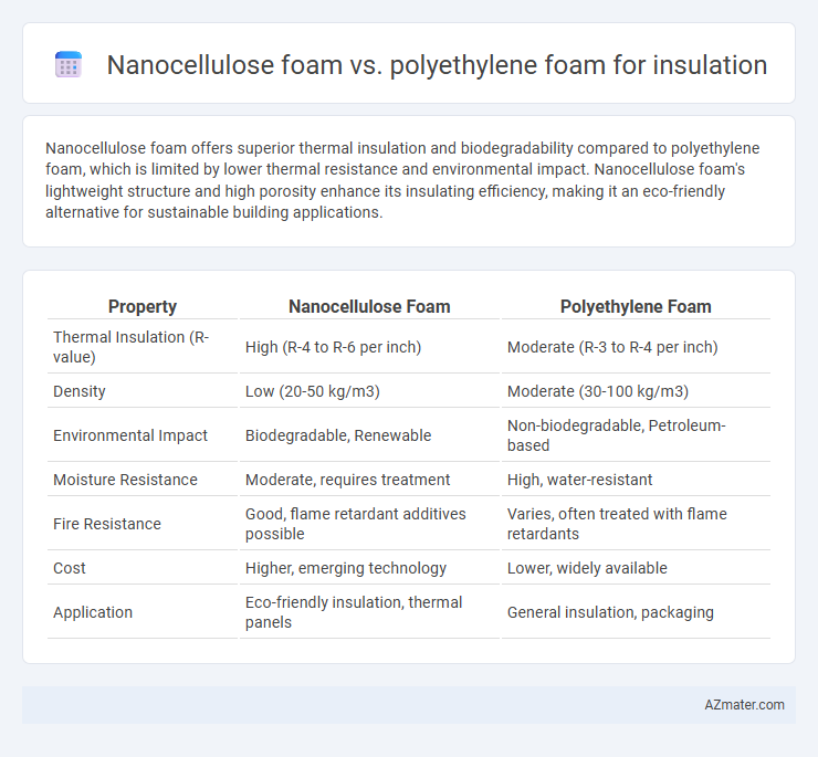 Nanocellulose foam vs. polyethylene foam for insulation - What is The Difference?