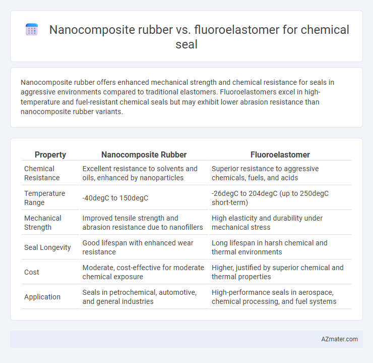 Nanocomposite rubber vs. fluoroelastomer for chemical seal - What is The Difference?