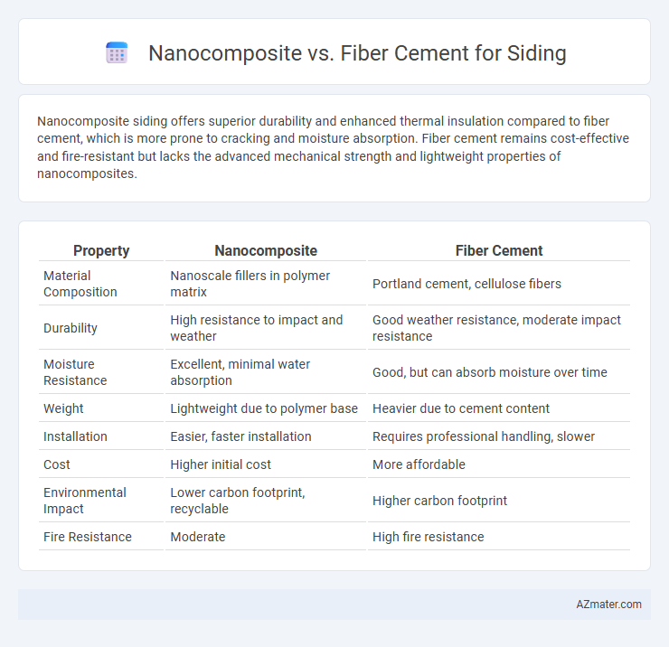 Nanocomposite vs. Fiber Cement for Siding - What is The Difference?