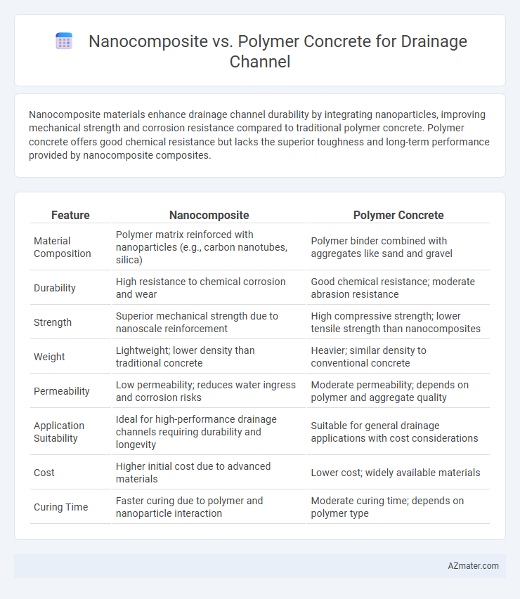 Nanocomposite vs. Polymer Concrete for Drainage Channel - What is The Difference?
