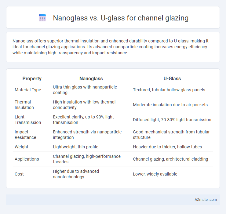 Nanoglass vs. U-glass for channel glazing - What is The Difference?