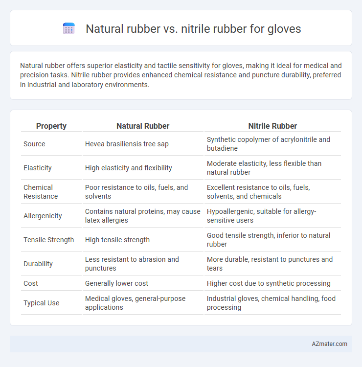 Natural rubber vs. nitrile rubber for gloves - What is The Difference?