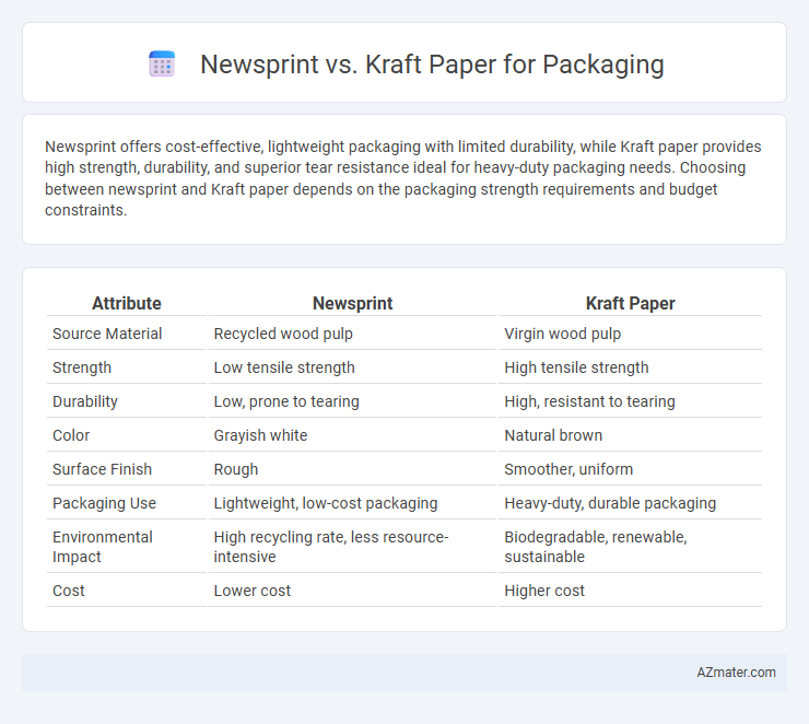 Newsprint vs. Kraft Paper for Packaging - What is The Difference?