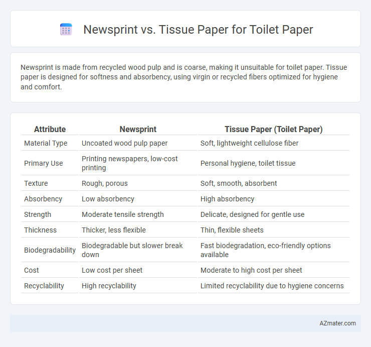Newsprint vs. Tissue Paper for Toilet Paper - What is The Difference?