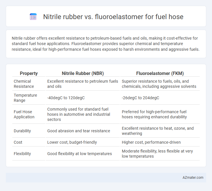 Nitrile rubber vs. fluoroelastomer for fuel hose - What is The Difference?