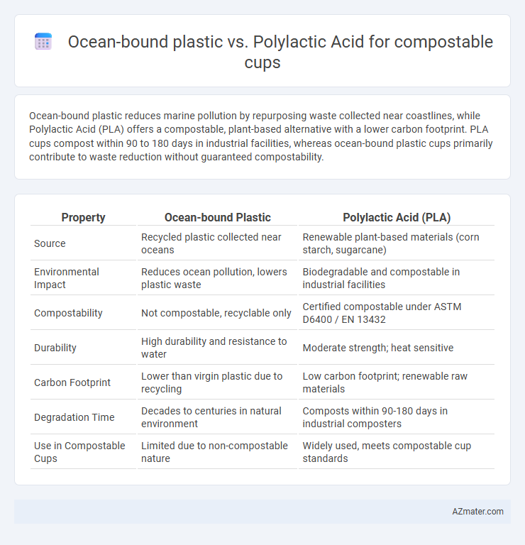 Ocean-bound plastic vs. Polylactic Acid for compostable cups - What is The Difference?