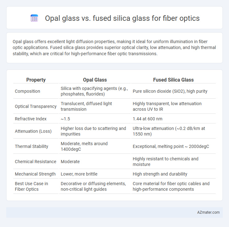 Opal glass vs. fused silica glass for fiber optics - What is The Difference?