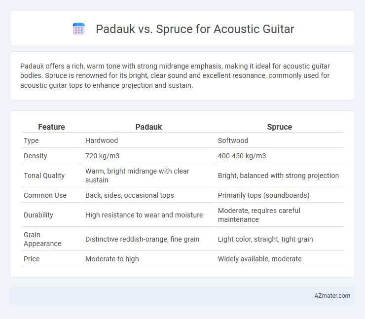 Padauk vs. Spruce for Acoustic Guitar - What is The Difference?
