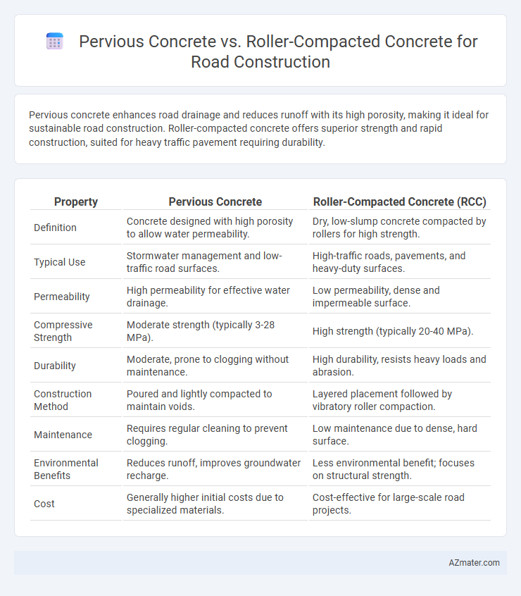 Pervious Concrete vs. Roller-Compacted Concrete for Road Construction - What is The Difference?