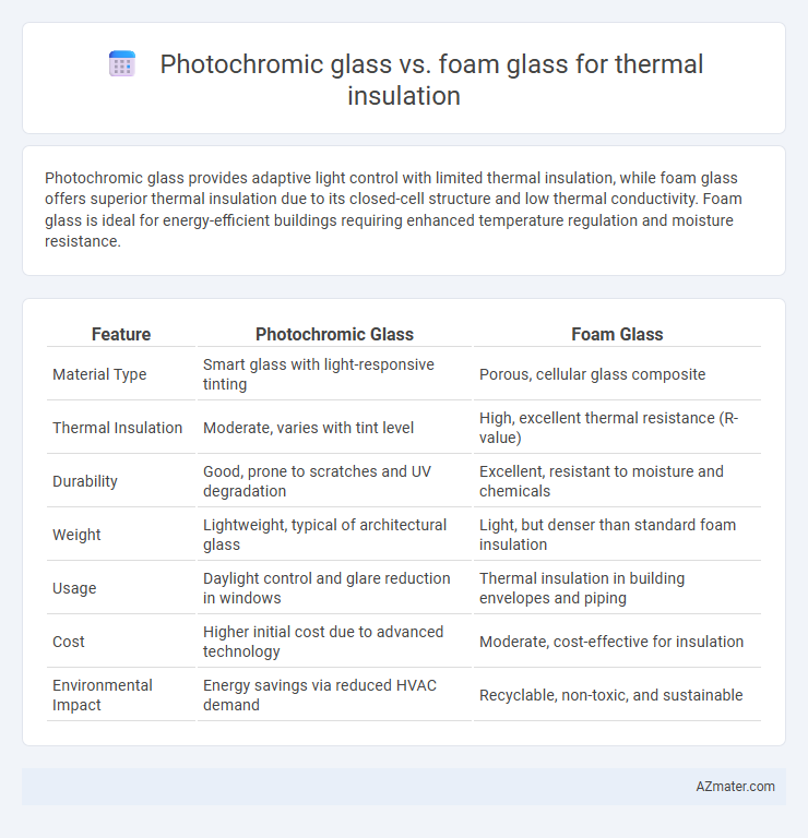 Photochromic glass vs. foam glass for thermal insulation - What is The Difference?