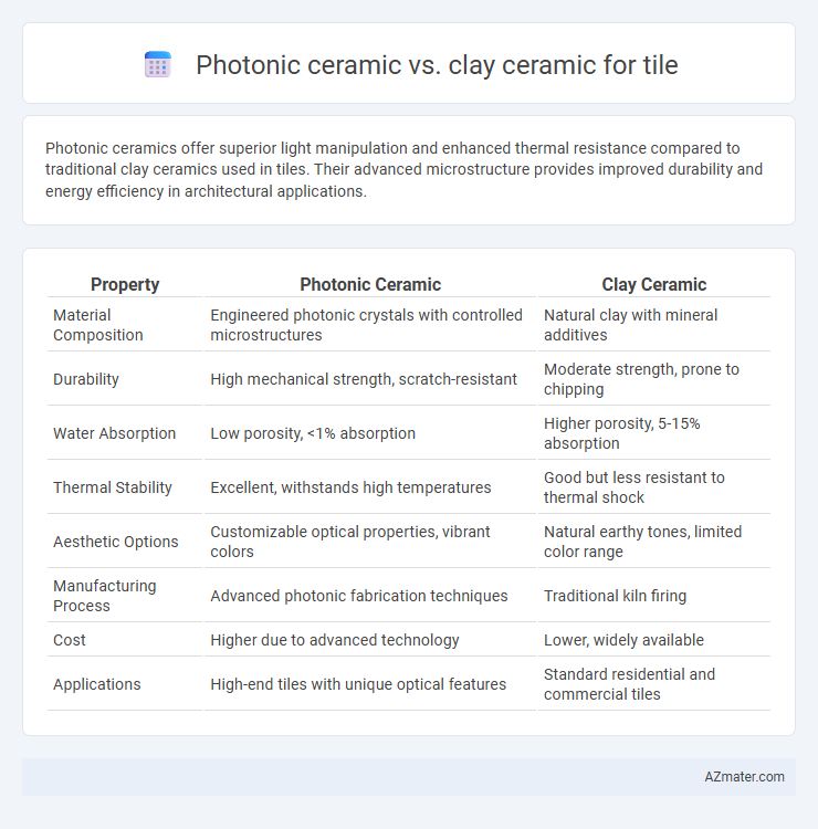 Photonic ceramic vs. clay ceramic for tile - What is The Difference?